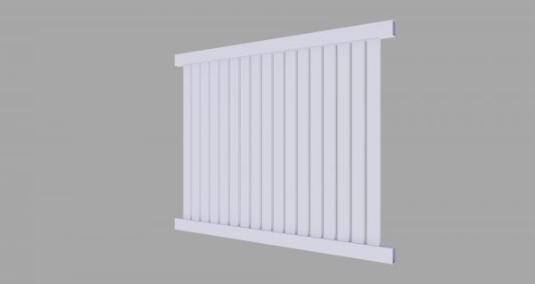 PVC Closed Picket Fencing