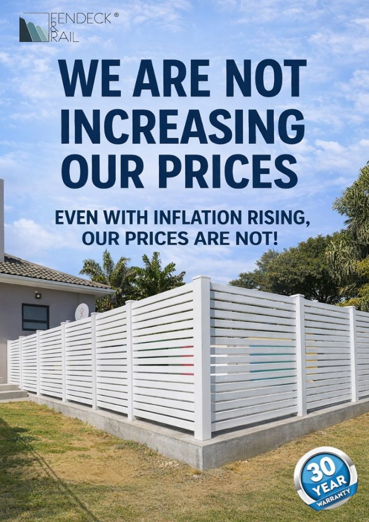 Fendeck prices are NOT increasing